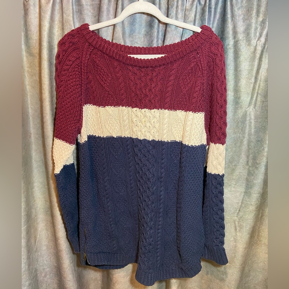 L.L. Bean Women’s Signature Cotton Fisherman Tunic Sweater